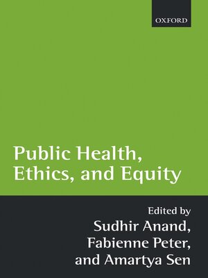 cover image of Public Health, Ethics, and Equity